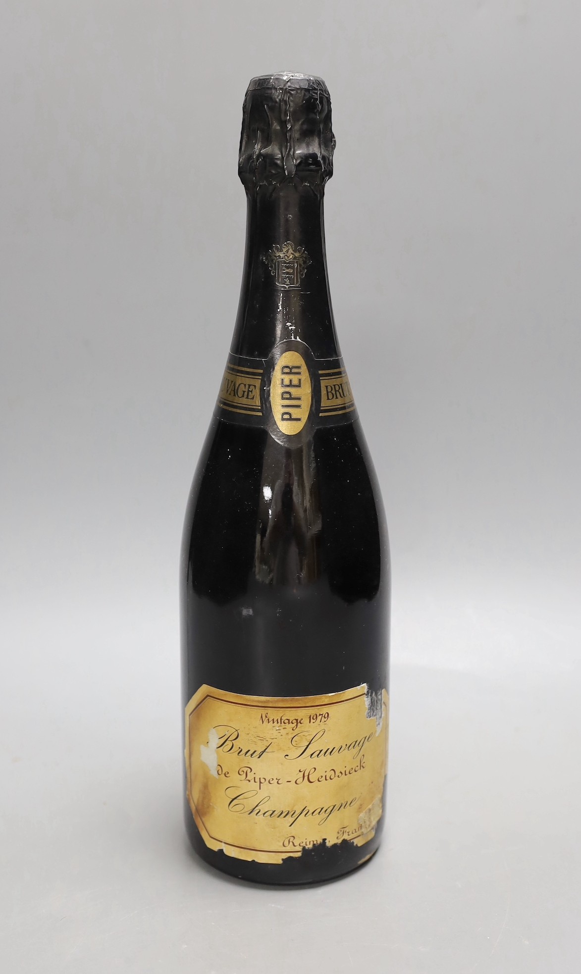 One bottle of Piper-Heidsieck Sauvage champagne